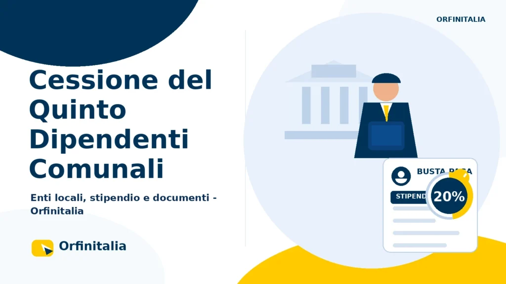 Cessione del Quinto per dipendenti comunali e degli enti locali