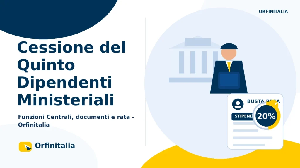 Cessione del Quinto per dipendenti civili dei Ministeri