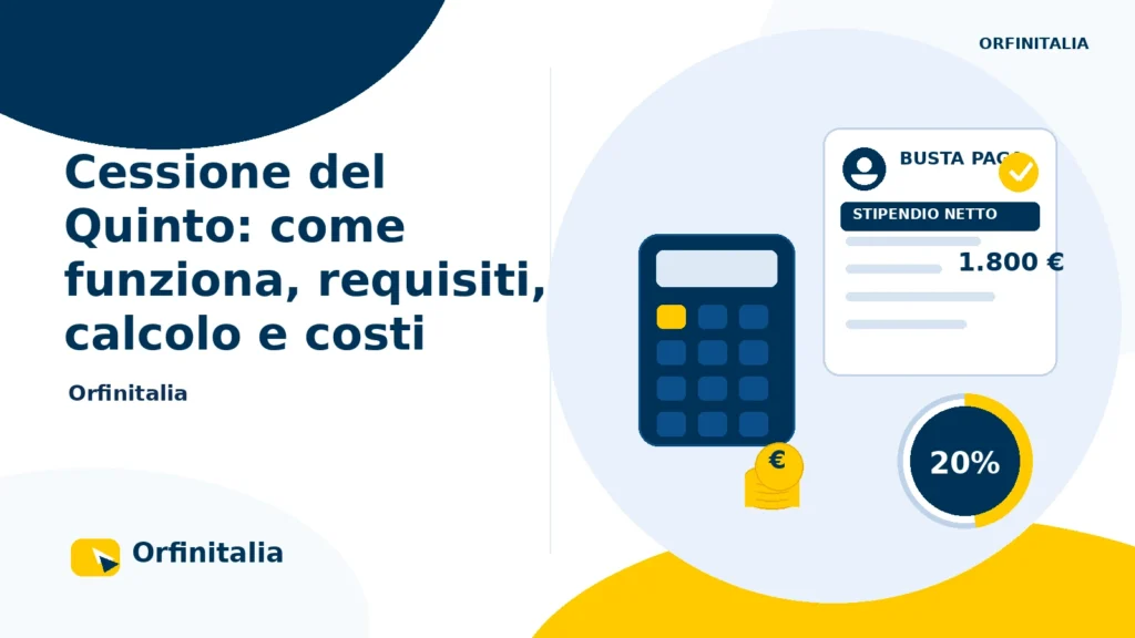 Guida alla cessione del quinto di stipendio e pensione
