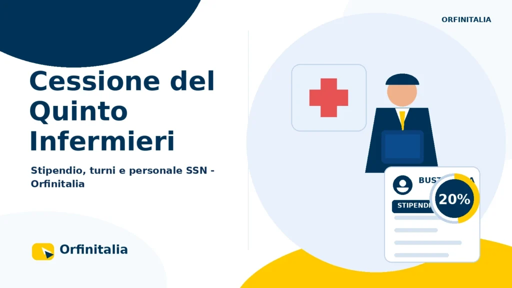 Cessione del Quinto per infermieri dipendenti del Servizio Sanitario