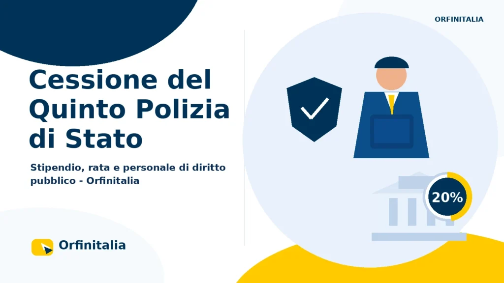 Cessione del Quinto per personale della Polizia di Stato