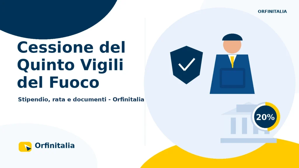 Cessione del Quinto per personale dei Vigili del Fuoco