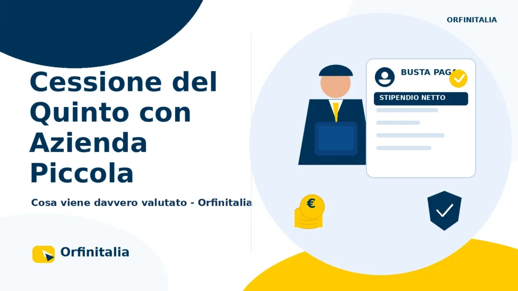 Cessione del Quinto per dipendente di una piccola azienda privata