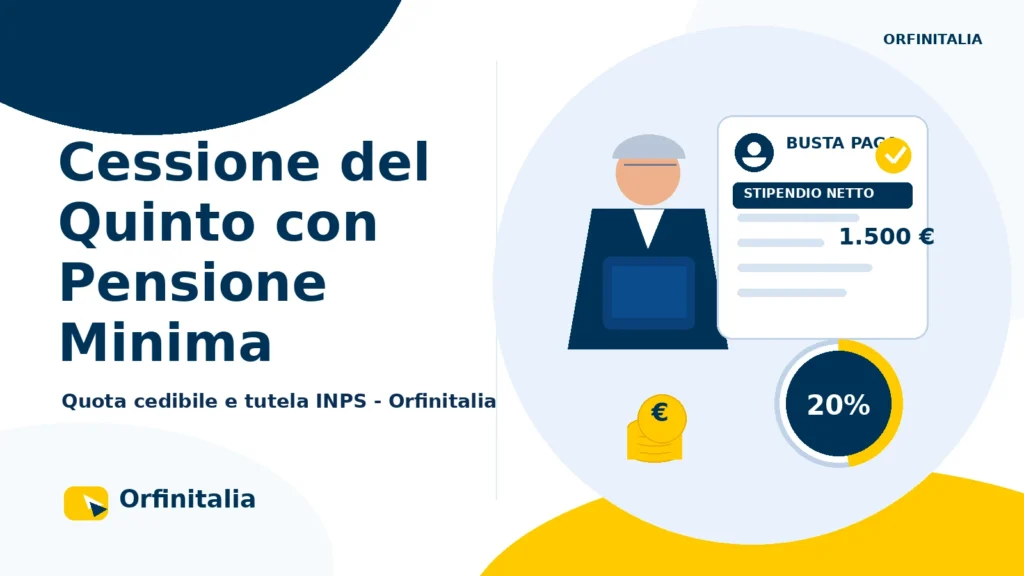 Cessione del Quinto con pensione minima e tutela del trattamento minimo INPS