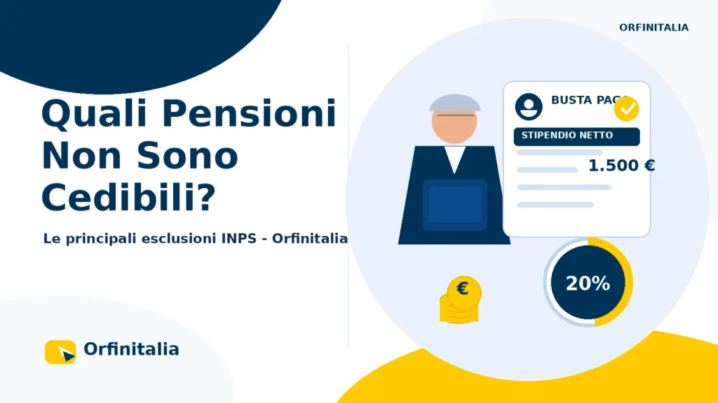 Prestazioni INPS escluse dalla Cessione del Quinto della pensione