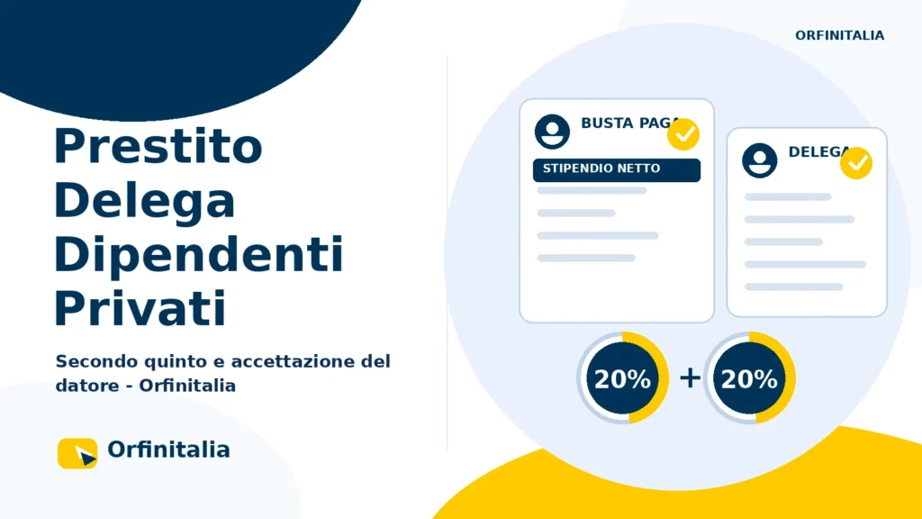 Prestito delega e doppio quinto per dipendente privato
