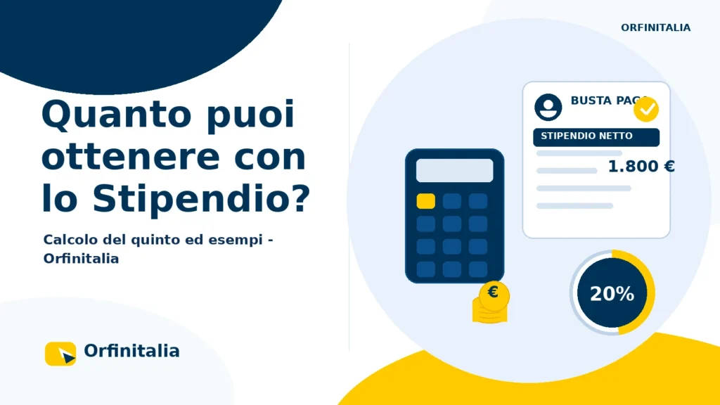 Calcolo Cessione del Quinto su diversi importi di stipendio