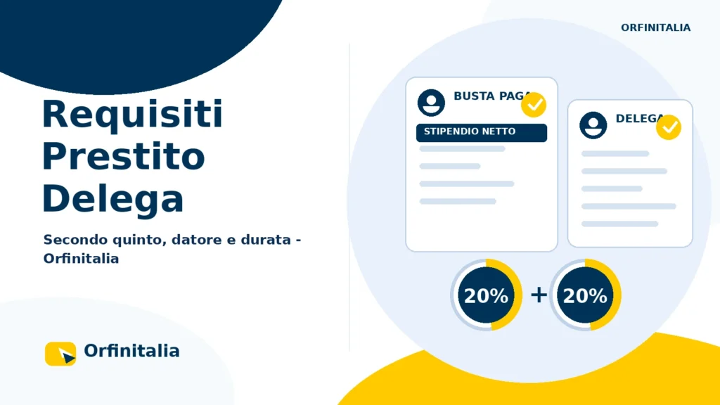 Requisiti del Prestito Delega e accettazione del datore di lavoro