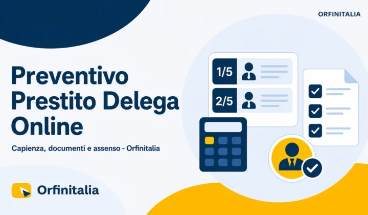 Preventivo Prestito Delega online: capienza, documenti e assenso